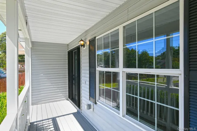 a view of front door