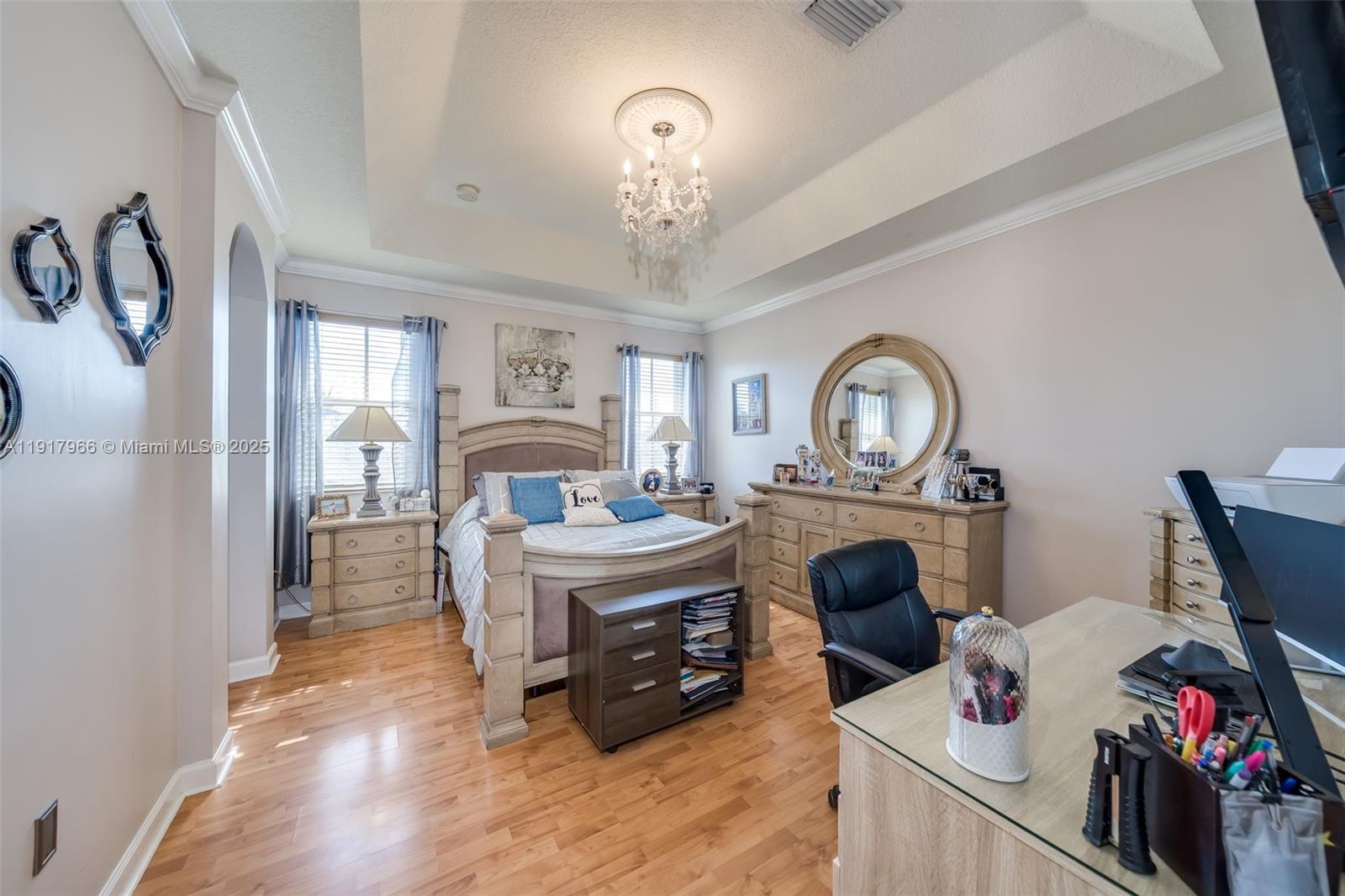 15242 Southwest 8th Way Miami, FL 33194 - Photo 25 of 62 a view of living room with furniture and a chandelier