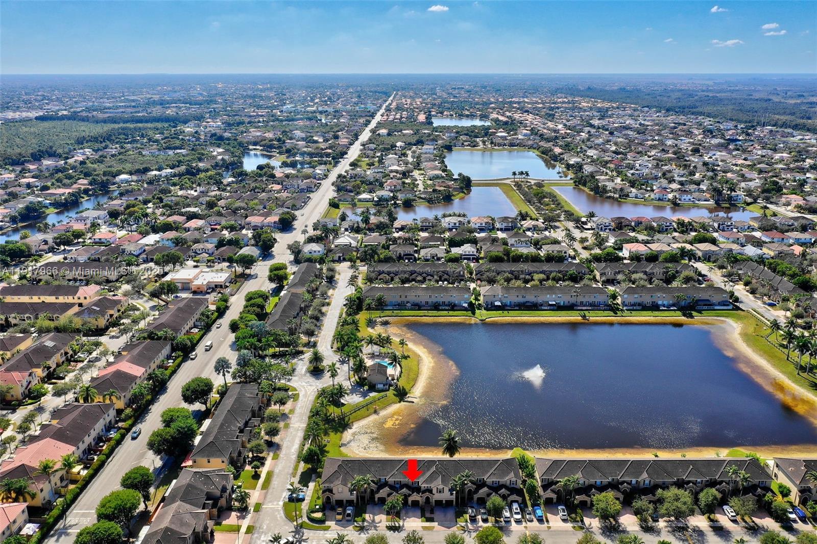 15242 Southwest 8th Way Miami, FL 33194 - Photo 61 of 62 an aerial view of residential houses with outdoor space
