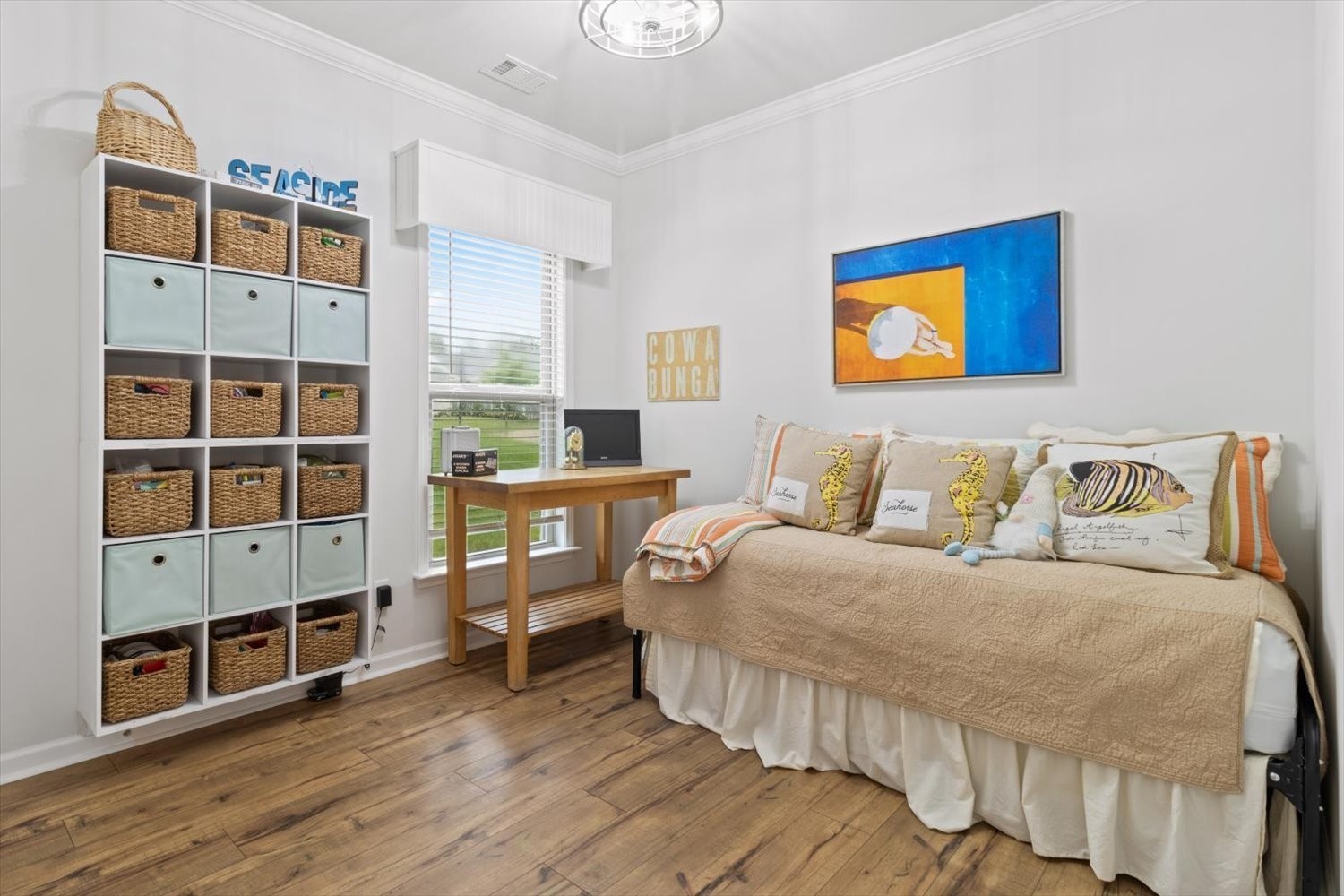 1055 Sumner Grove Spring Hill, TN 37174 - Photo 29 of 48 a bedroom with a bed and a bookshelf