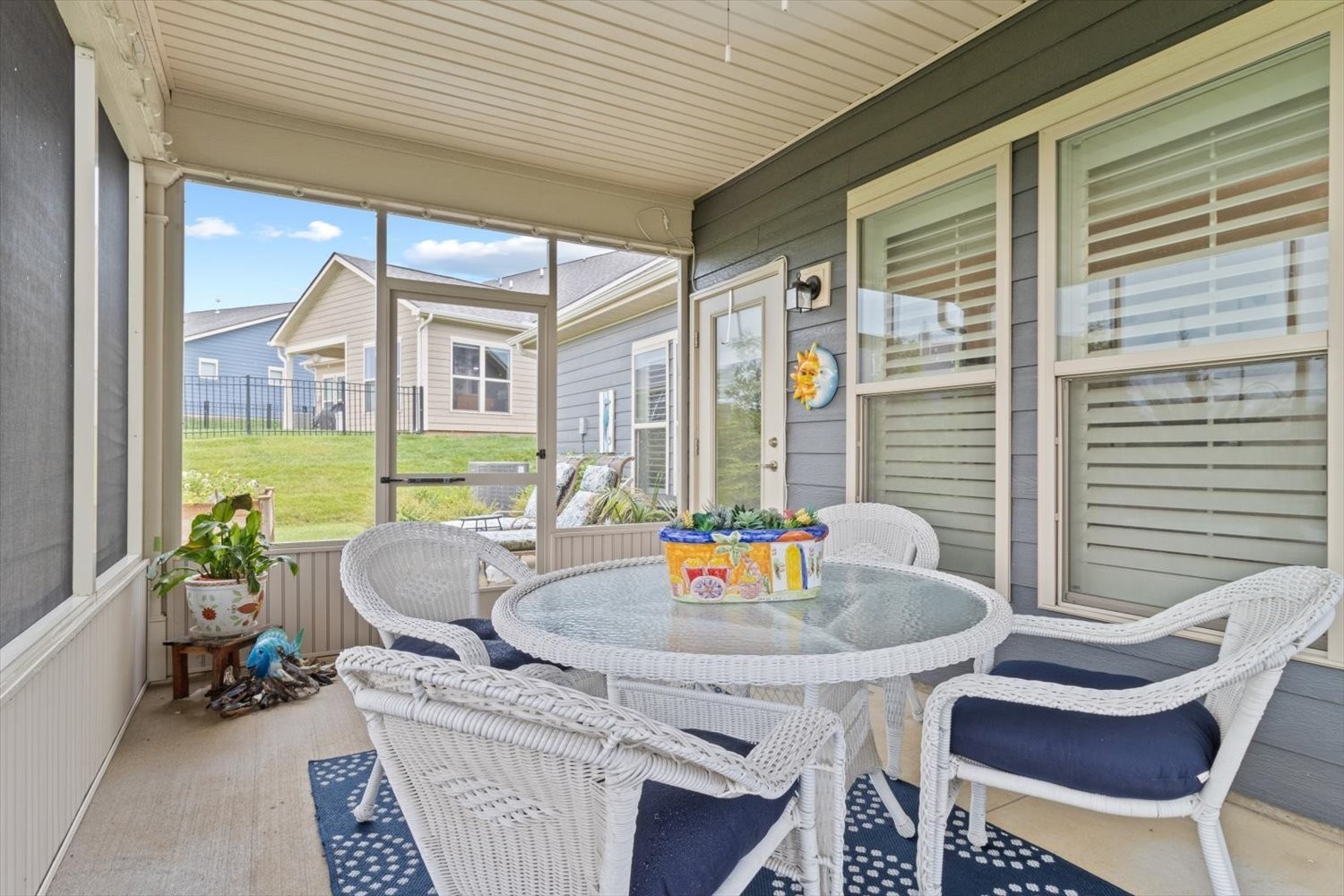 1055 Sumner Grove Spring Hill, TN 37174 - Photo 34 of 48 a outdoor dining space with furniture and a garden