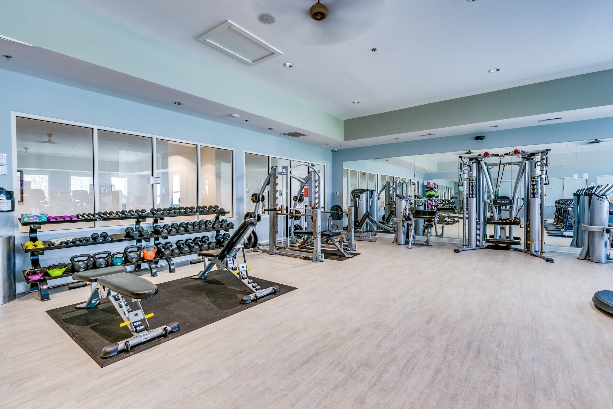 1055 Sumner Grove Spring Hill, TN 37174 - Photo 41 of 48 a room with lots of gym equipment and lots of equipment