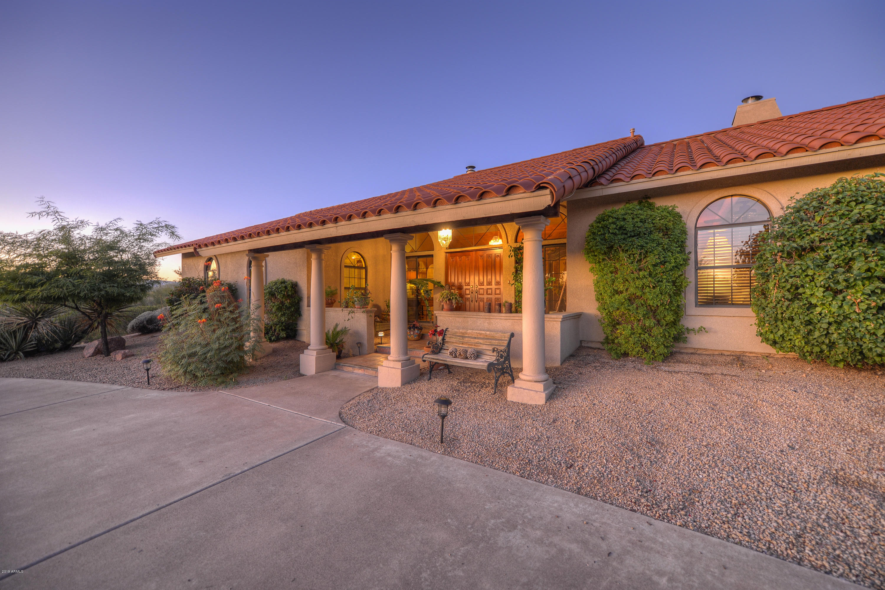 37045 Romping Road Carefree, AZ 85377 - Photo 8 of 42 007_Entry DetailLate Sunset