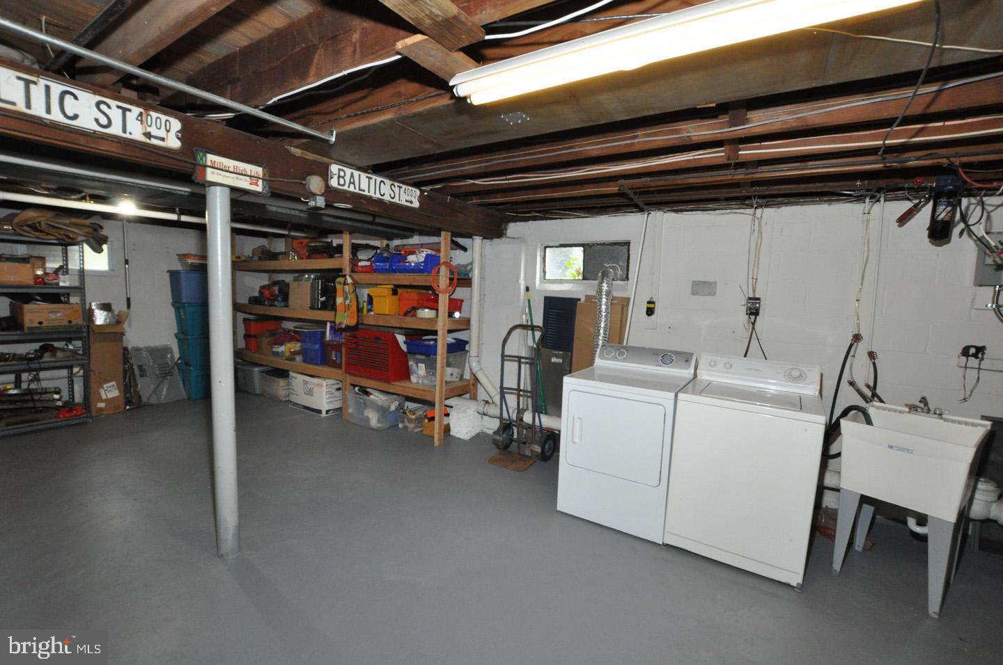 511 Devon Road Moorestown, NJ 08057 - Photo 18 of 19 Unfinished Basement with Washer/ Dryer & Storage