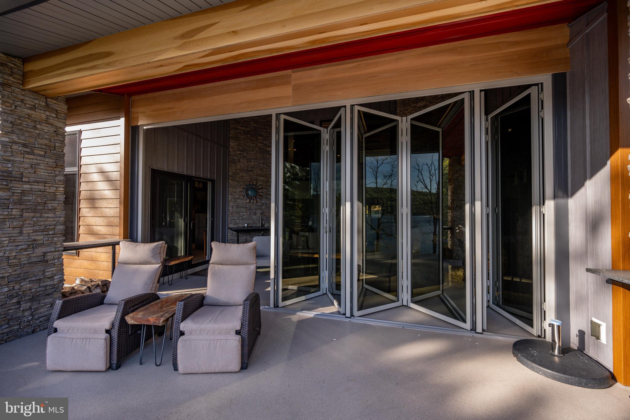 755 Rock Lodge Road McHenry, MD 21541 - Photo 37 of 85 Custom NanaWall sliding glass wall