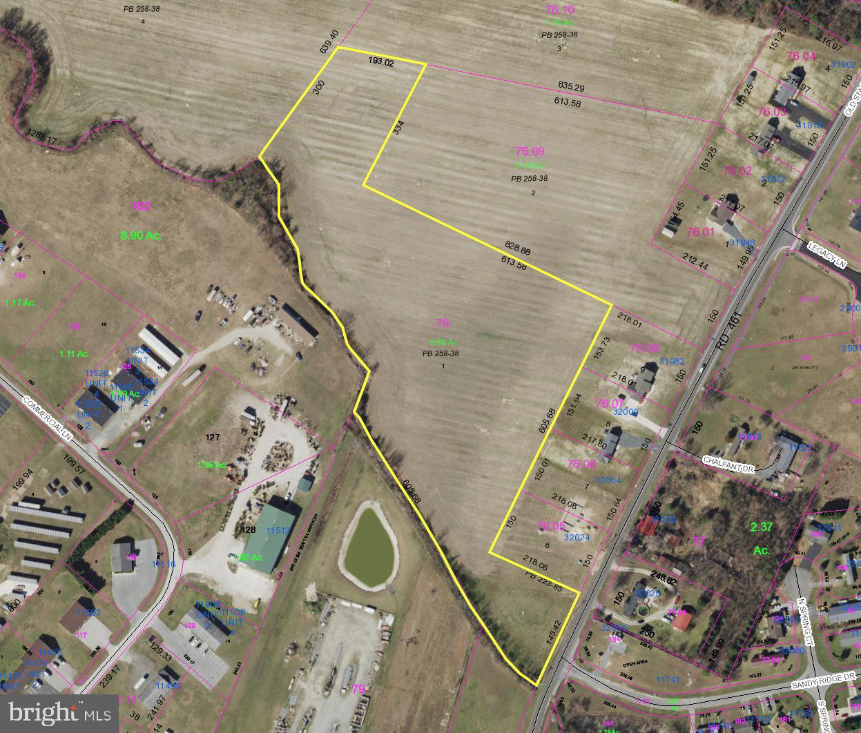 *Property outline from County site