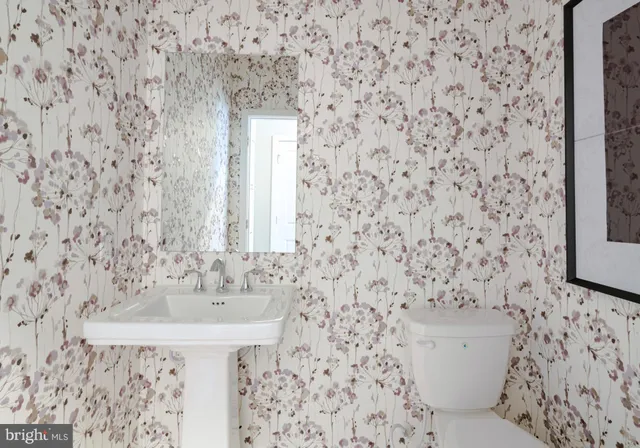 a bathroom with a sink and a toilet