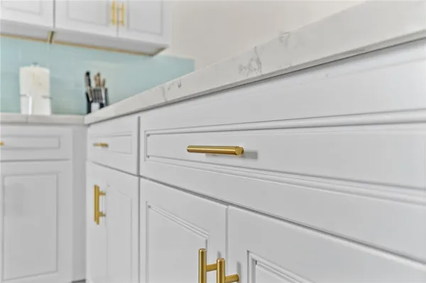 a close view of closet