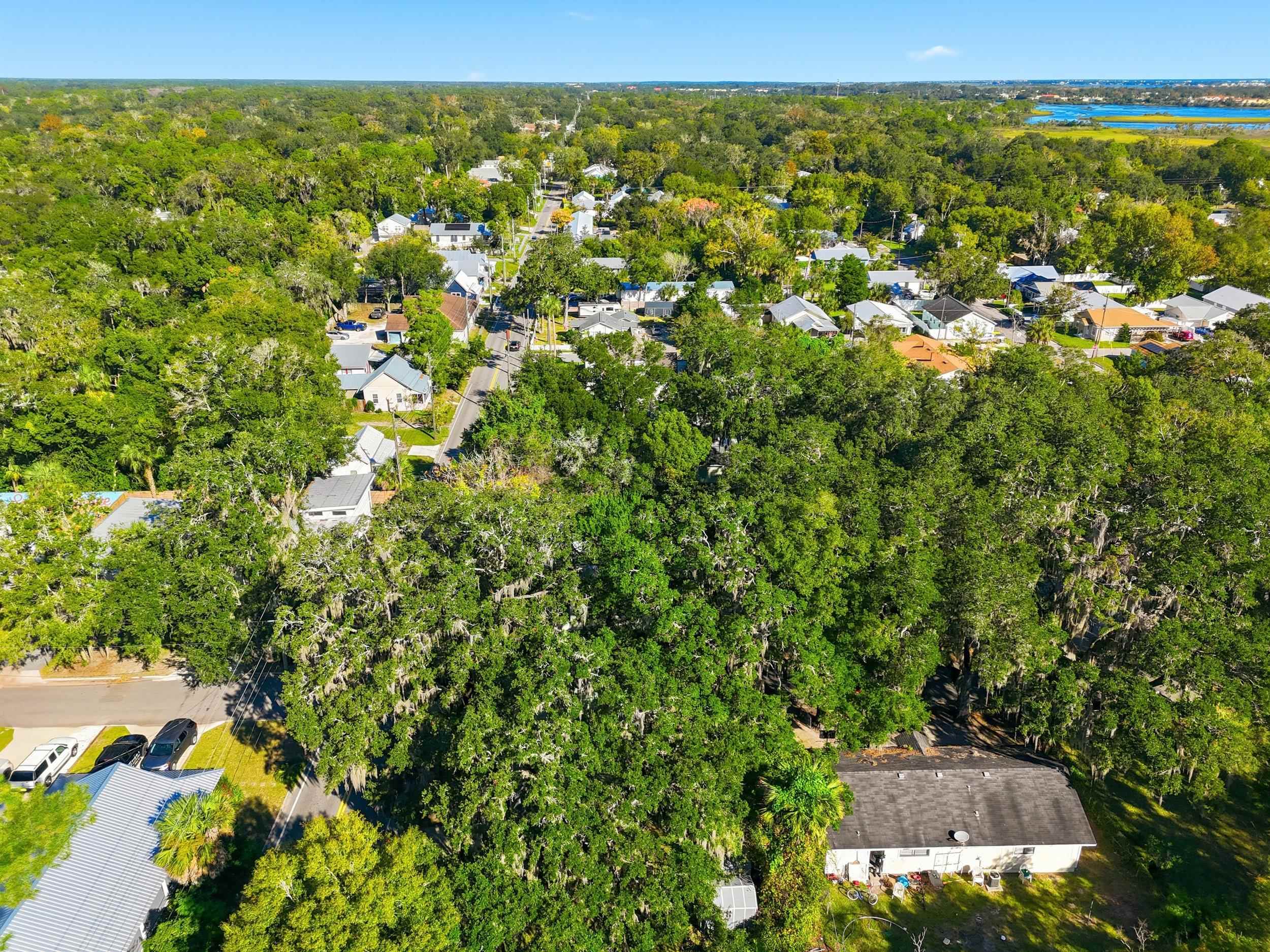 9 Masters Drive St. Augustine, FL 32084 - Photo 36 of 39 a view of a city with lush green forest