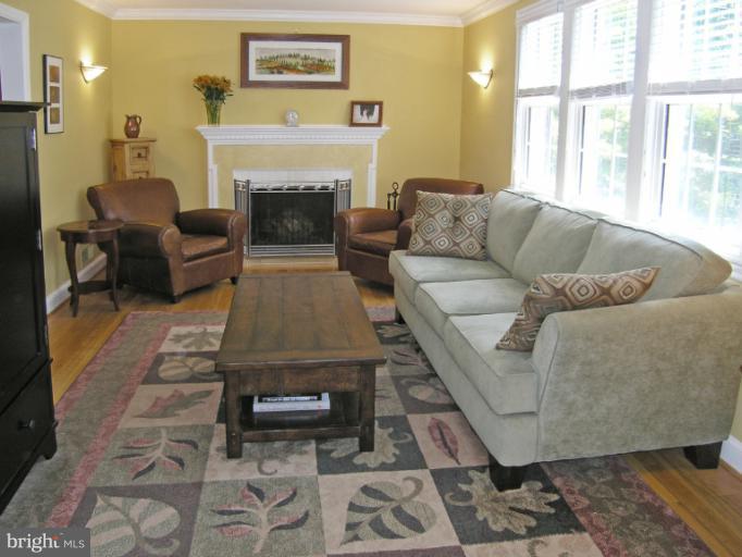 1705 Noyes Lane Silver Spring, MD 20910 - Photo 23 of 30 a living room with furniture and a fireplace