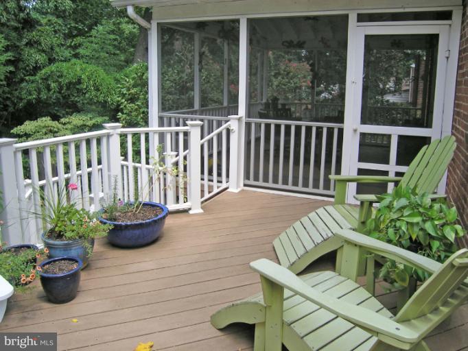 1705 Noyes Lane Silver Spring, MD 20910 - Photo 8 of 30 a balcony with chairs and potted plants