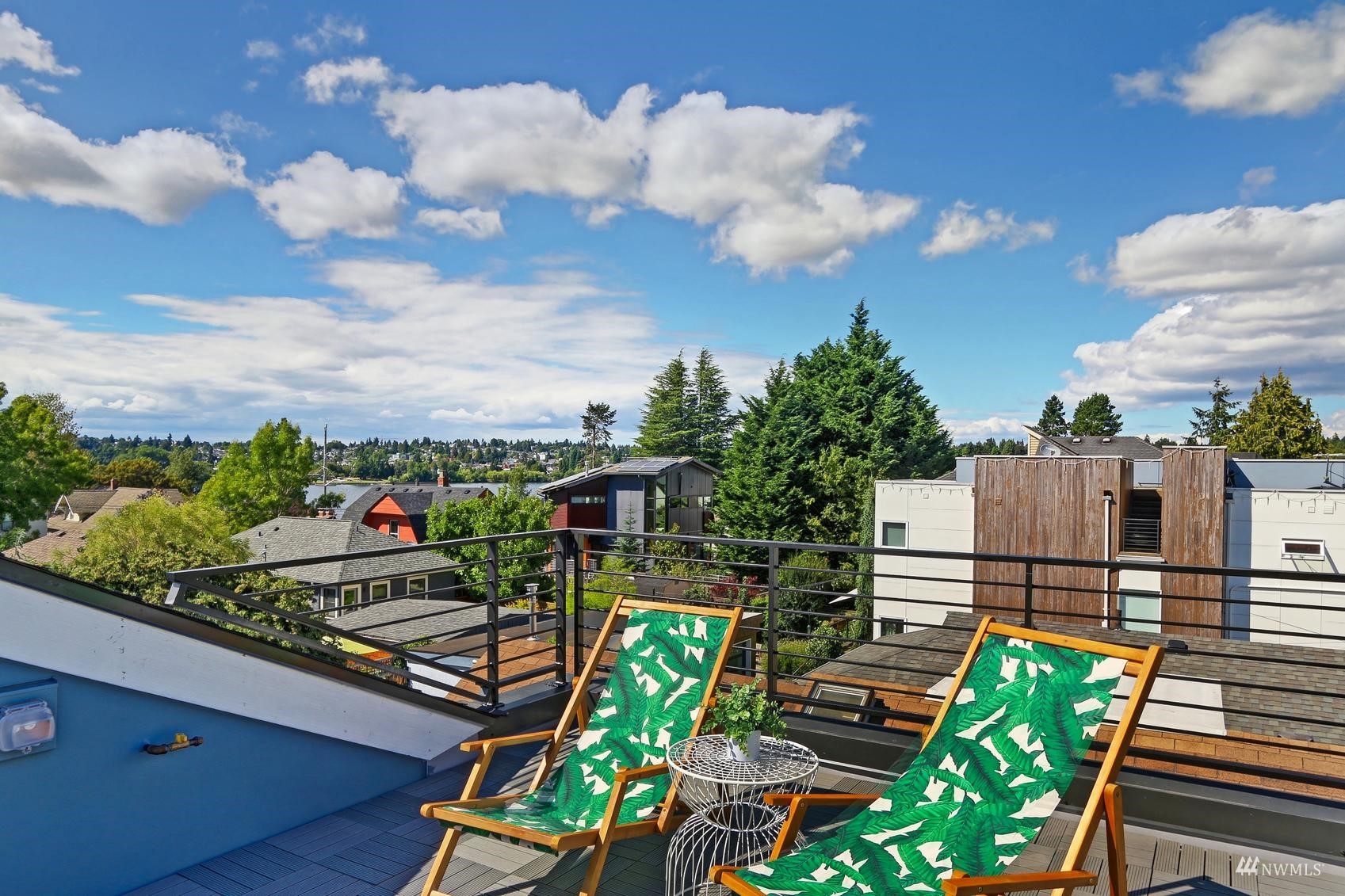 6525 Chapin Place North Seattle, WA 98103 - Photo 25 of 35 a view of a balcony with wooden floor