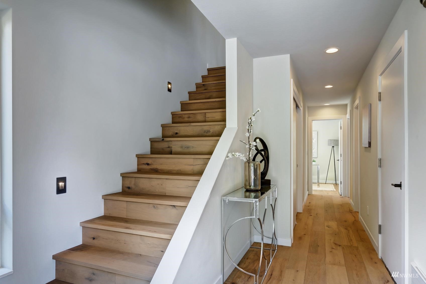6525 Chapin Place North Seattle, WA 98103 - Photo 3 of 35 a view of entryway and hall with wooden floor