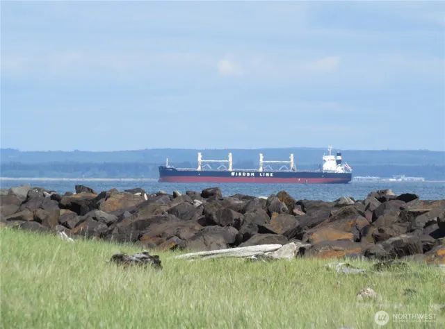 a view of ocean view with beach