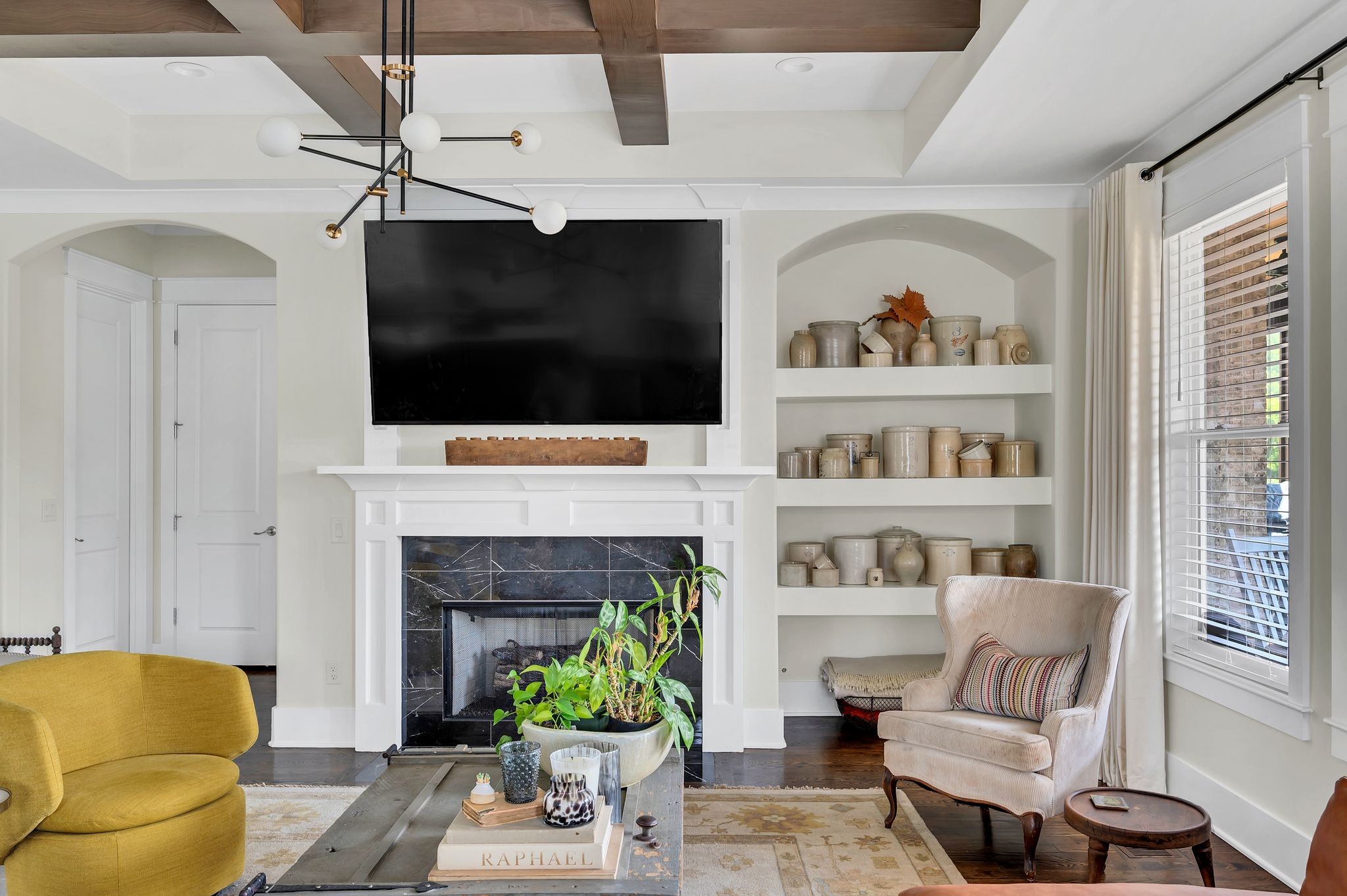 2156 Hartland Road Franklin, TN 37069 - Photo 15 of 63 a living room with furniture fireplace and flat screen