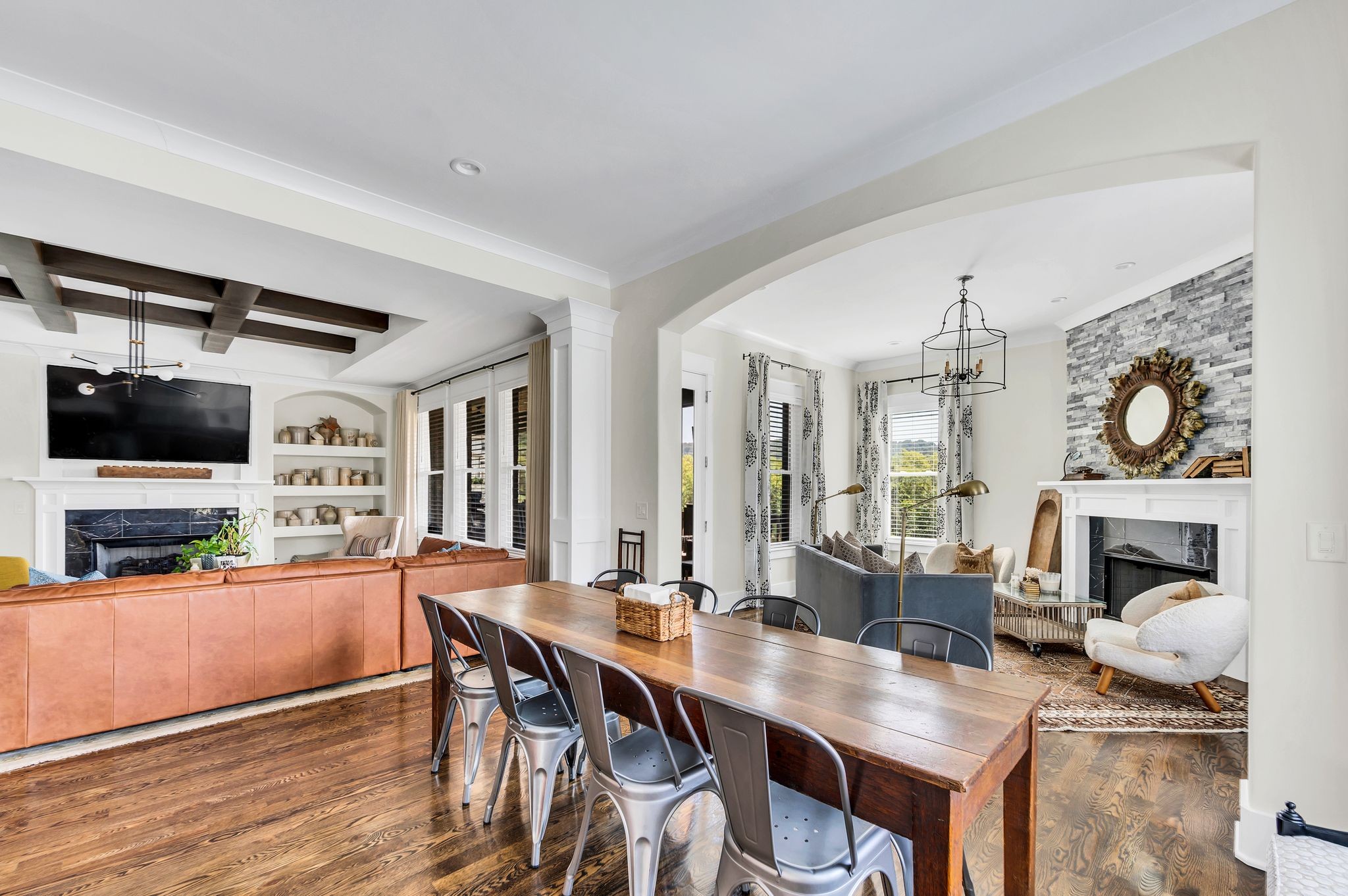 2156 Hartland Road Franklin, TN 37069 - Photo 27 of 63 Notice the hearth room next to the kitchen dining space