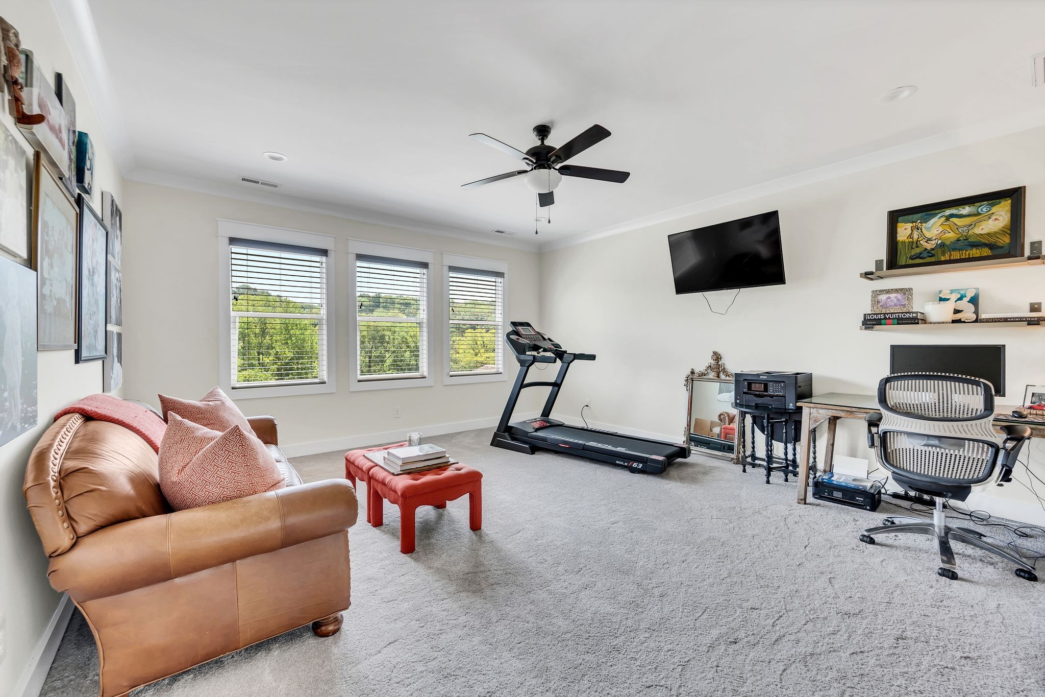 2156 Hartland Road Franklin, TN 37069 - Photo 47 of 63 a living room with furniture and a flat screen tv