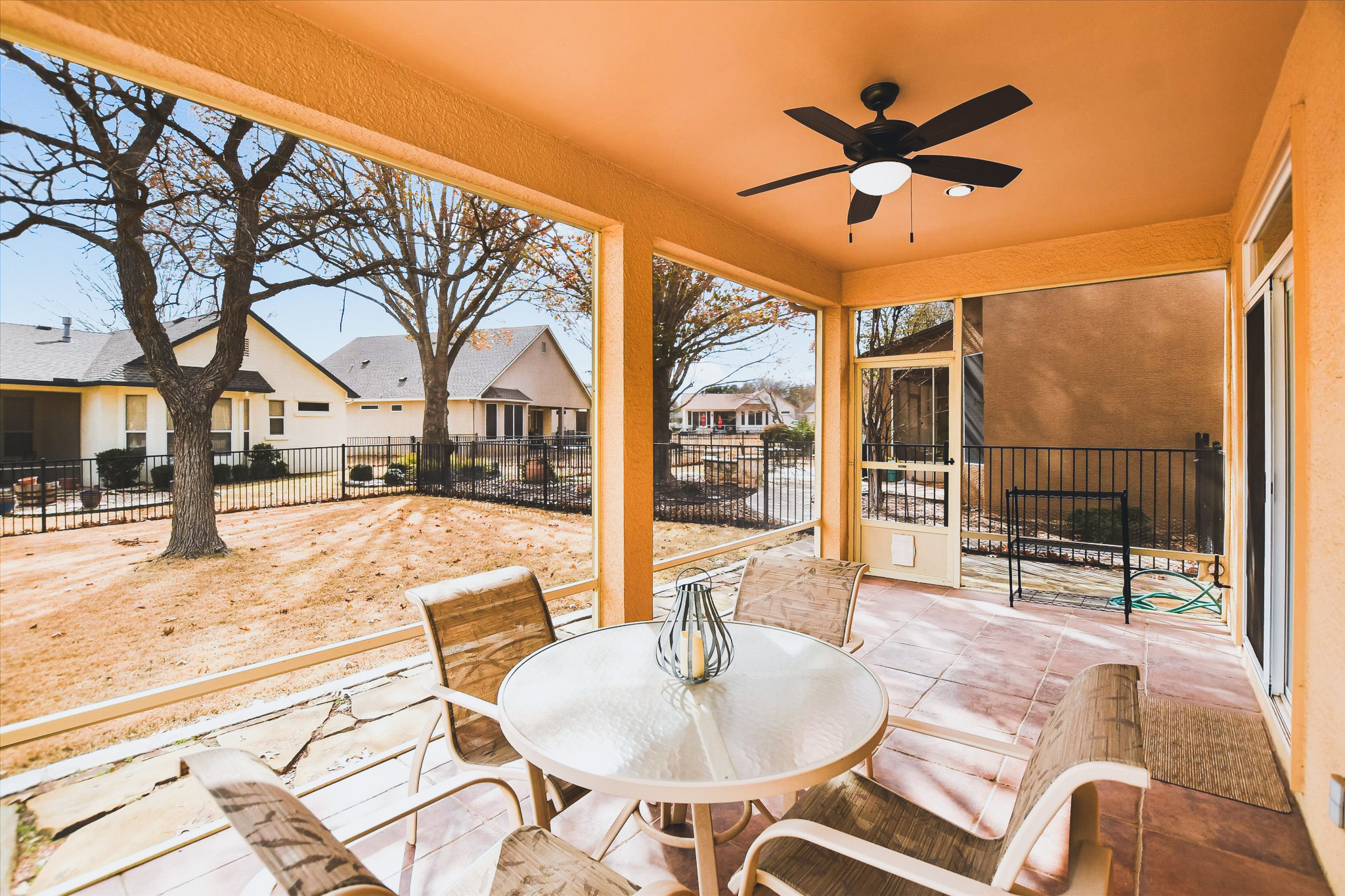 121 Buttercup Trail Georgetown, TX 78633 - Photo 19 of 31 Big screened in back porch were you can relax and enjoy the view.