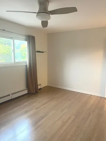 an empty room with window