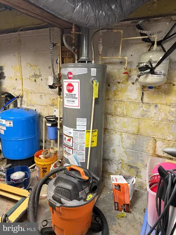 a view of storage and utility room