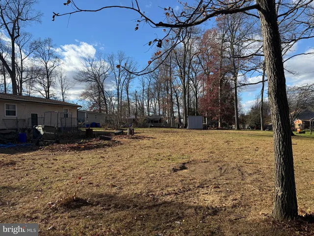a backyard of a house