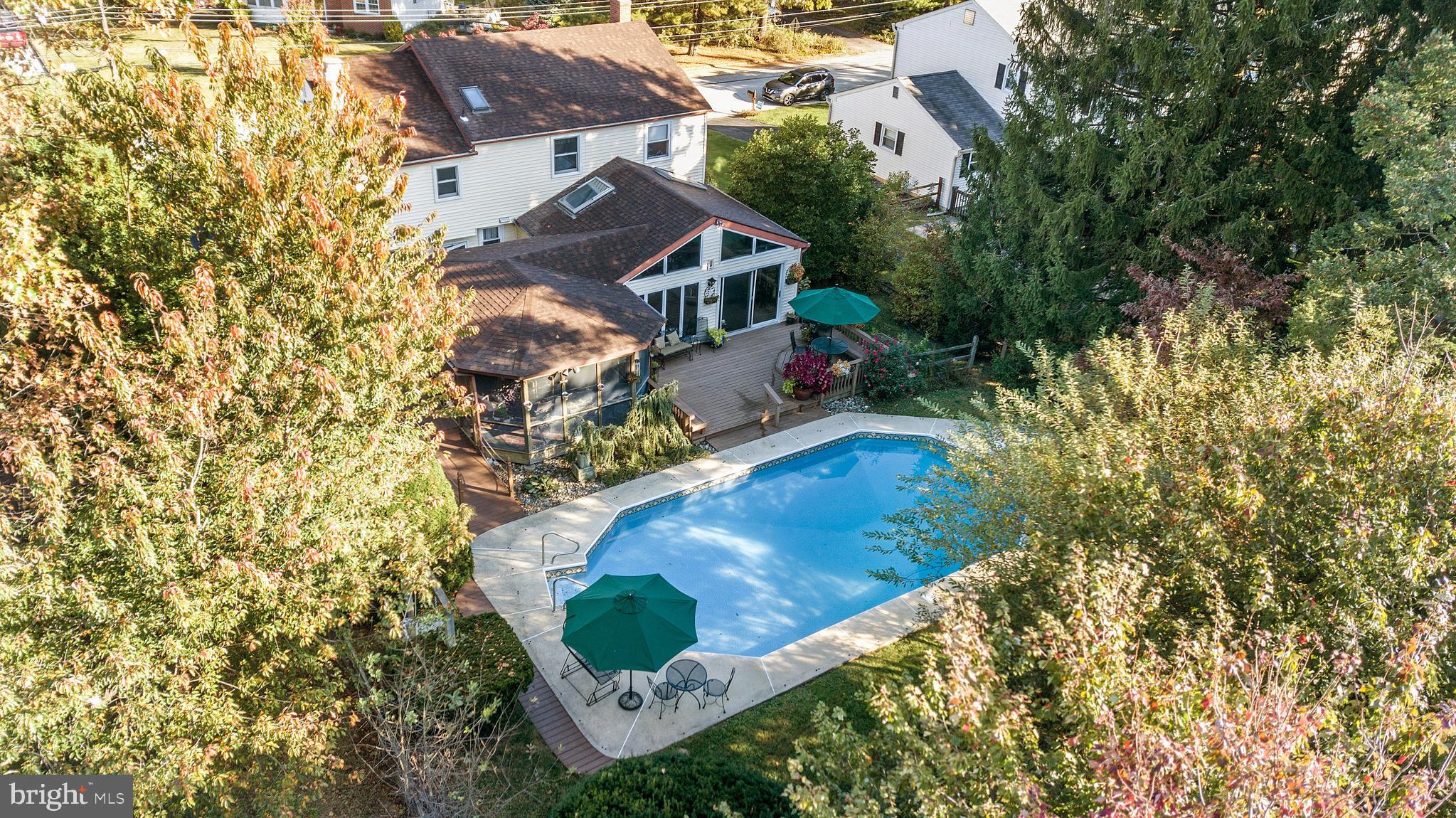 19 Birch Road Malvern, PA 19355 - Photo 53 of 54 Aerial view of pool