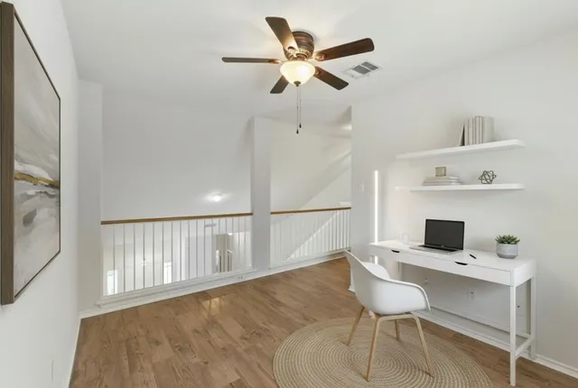 wooden floor in an empty room