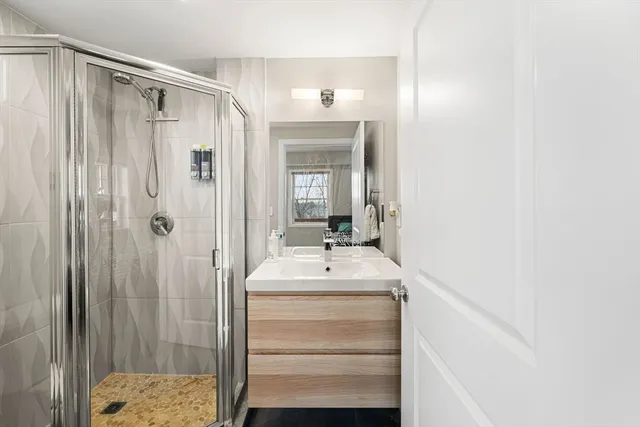 a car parked in front of a building