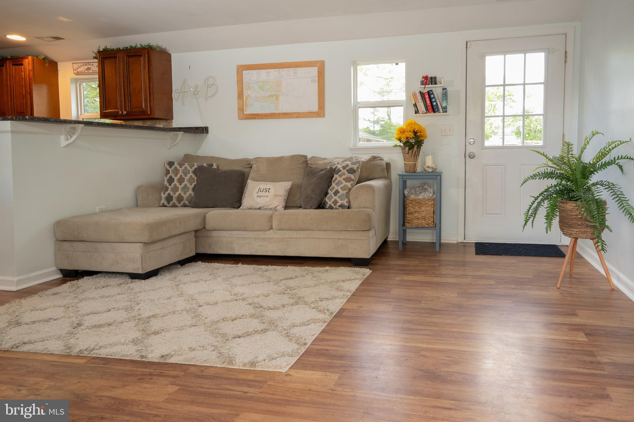 1816 Cremen Road Pasadena, MD 21122 - Photo 5 of 46 a living room with furniture and a potted plant