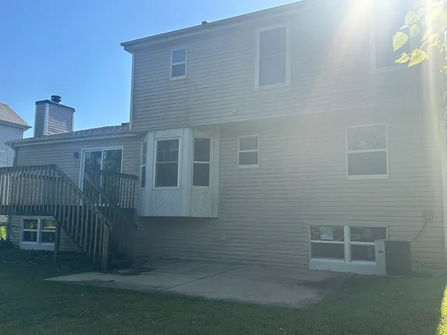 a view of a house with a window