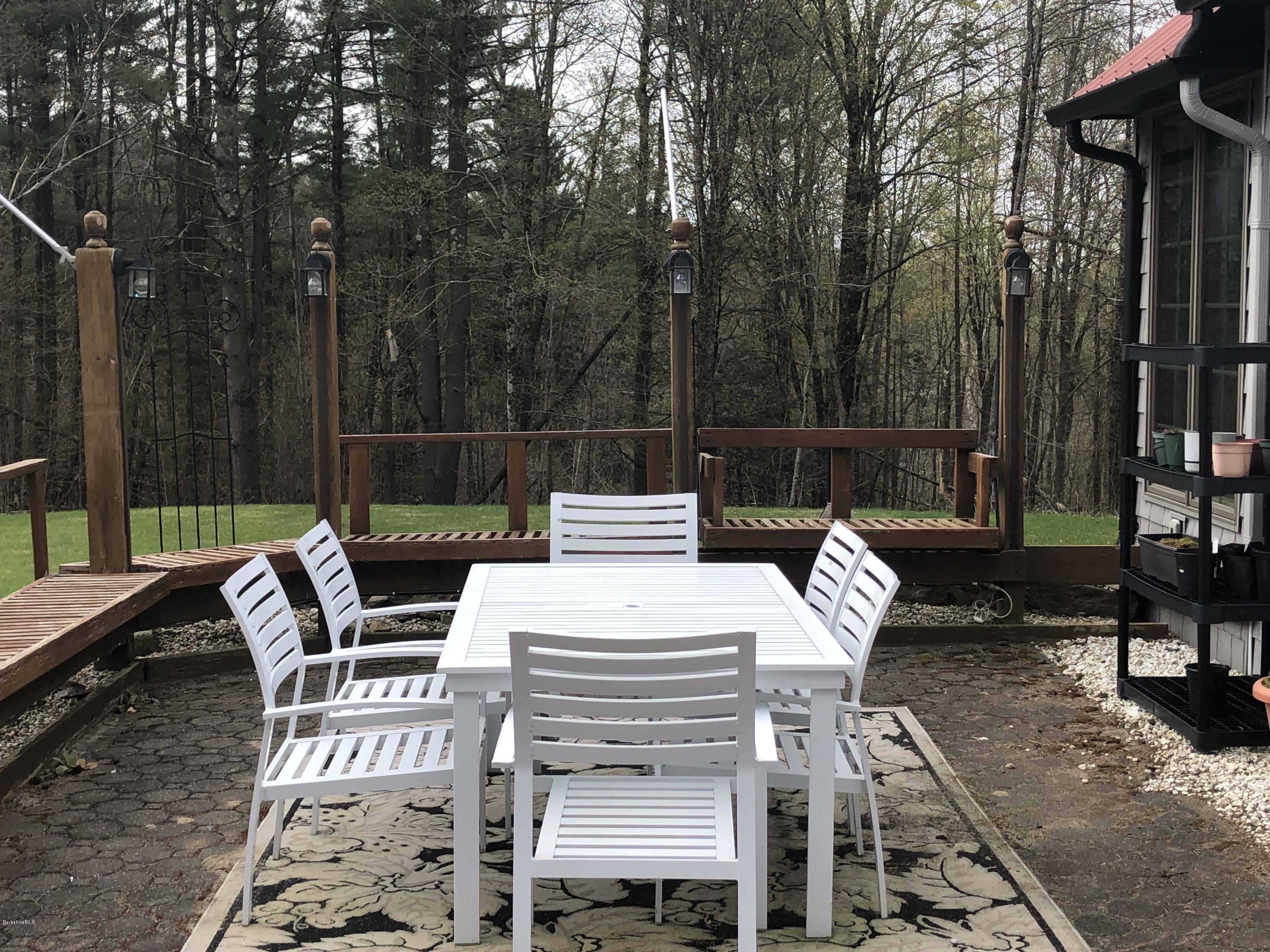 99 Middlefield Road Peru, MA 01235 - Photo 46 of 54 a view of a patio with a yard