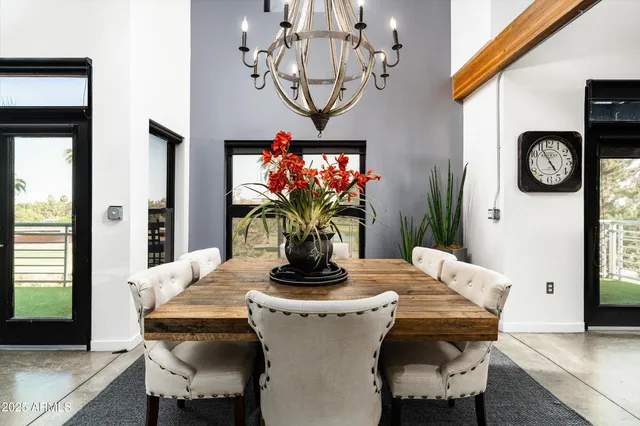 a bathroom with a sink vanity and a mirror