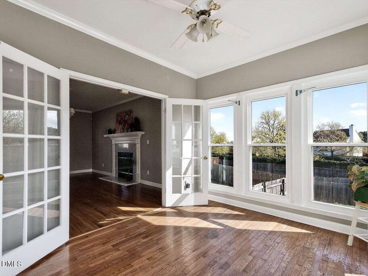 4500 Rivershyre Way Raleigh, NC 27616 - Photo 12 of 42 a view of an entryway with a floor to ceiling window and kitchen view