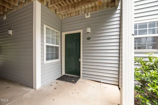 a view of a house entryway