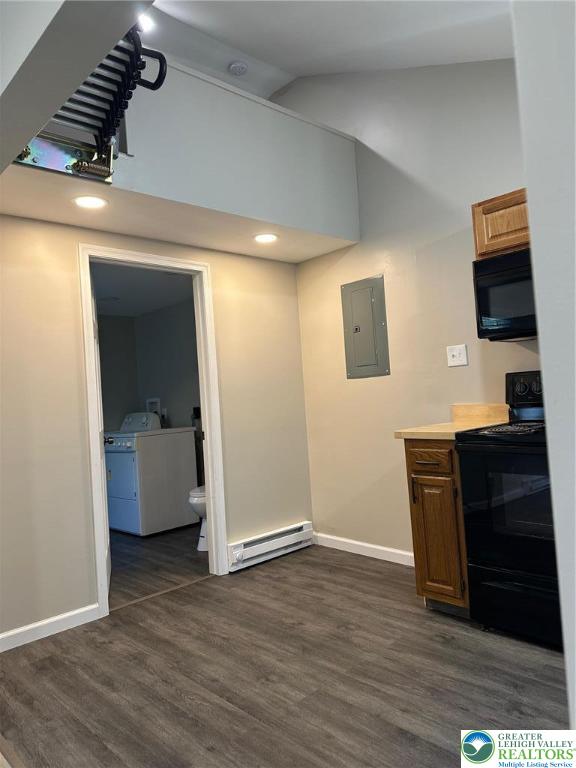 16 Grove Road Northampton, PA 18067 - Photo 10 of 11 a view of a hallway with wooden floor and stairs
