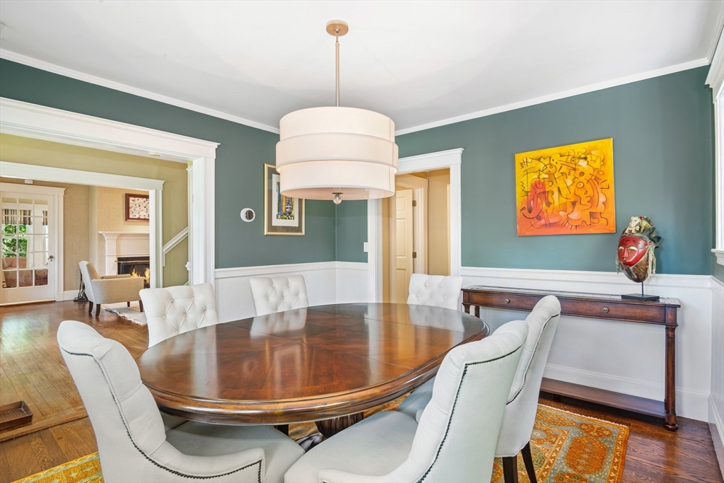 19 Whittier Road Wellesley, MA 02481 - Photo 7 of 23 a dining room with furniture and wooden floor