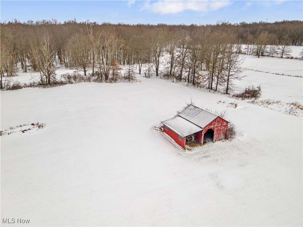 706 Watson Road Deerfield, OH 44411 - Photo 32 of 36 View of snowy aerial view