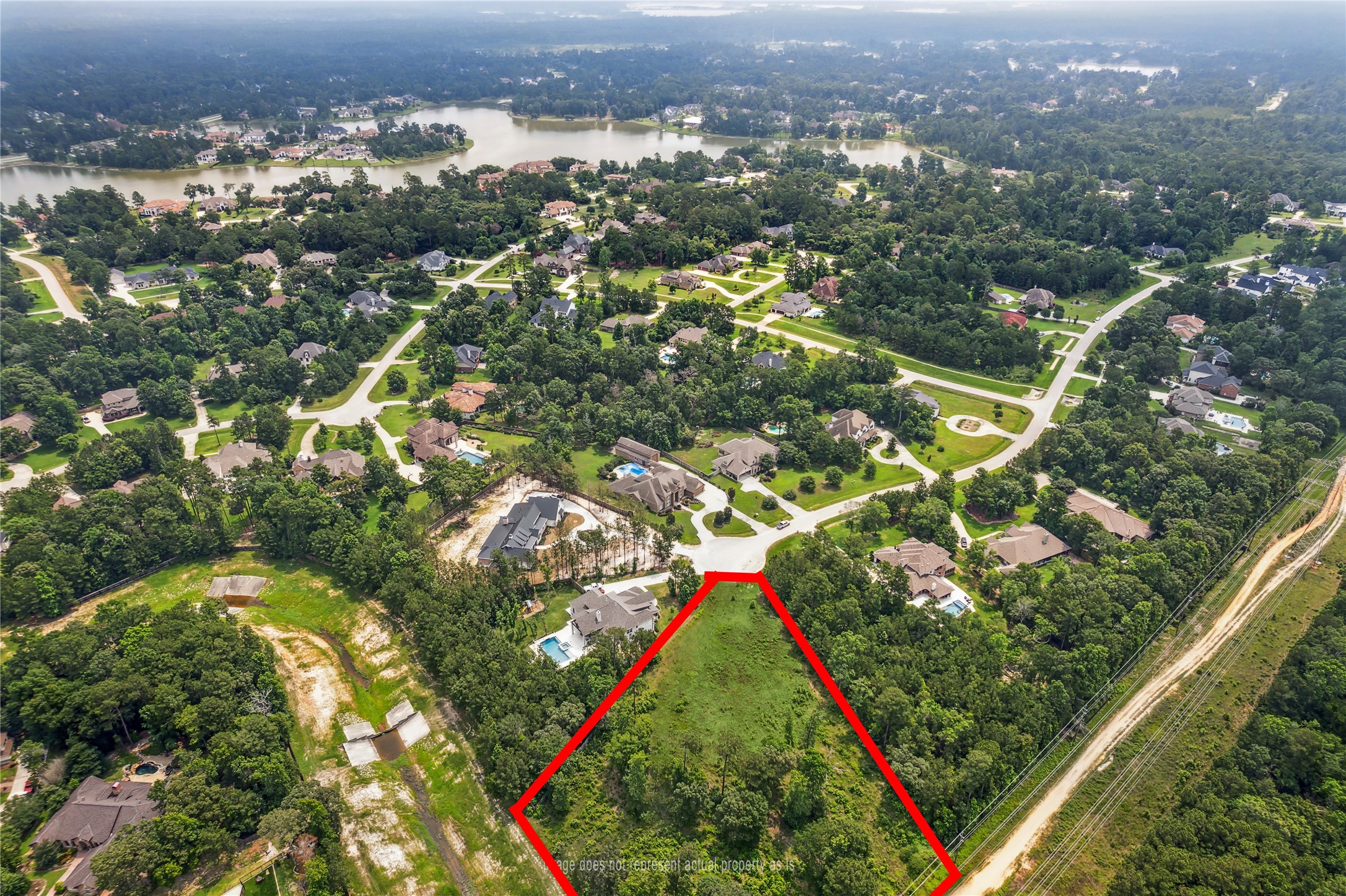 4406 Chateau Creek Way Spring, TX 77386 - Photo 10 of 14 an aerial view of residential houses with outdoor space and trees