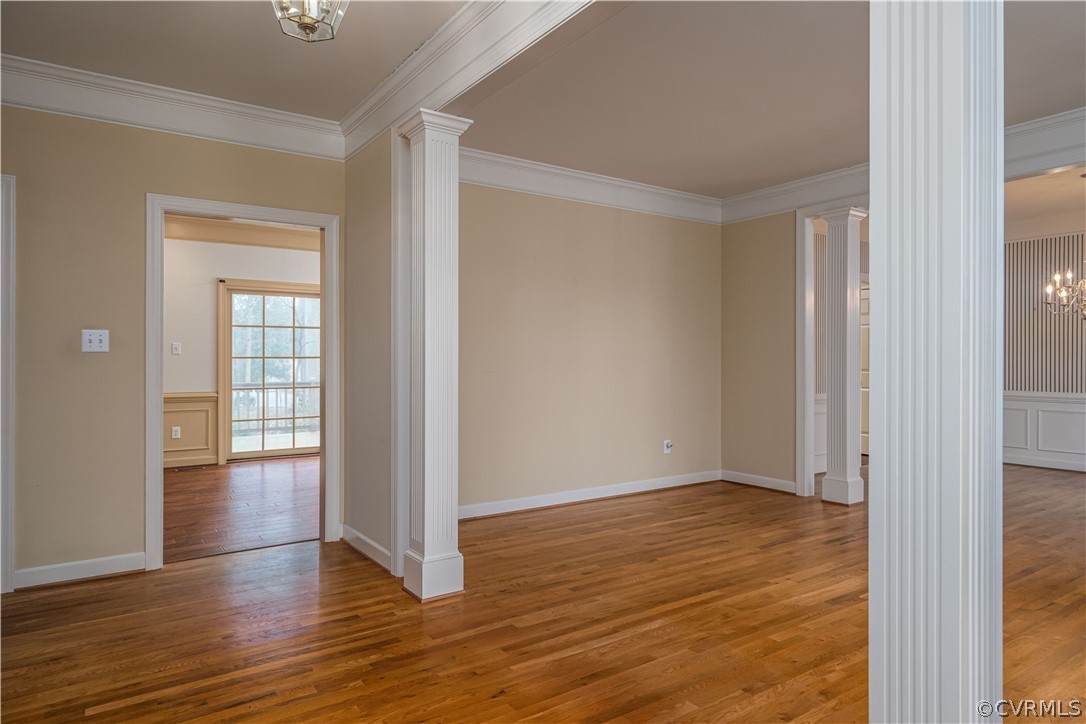 121 Broadmoor Williamsburg, VA 23188 - Photo 25 of 34 a view of an empty room with wooden floor