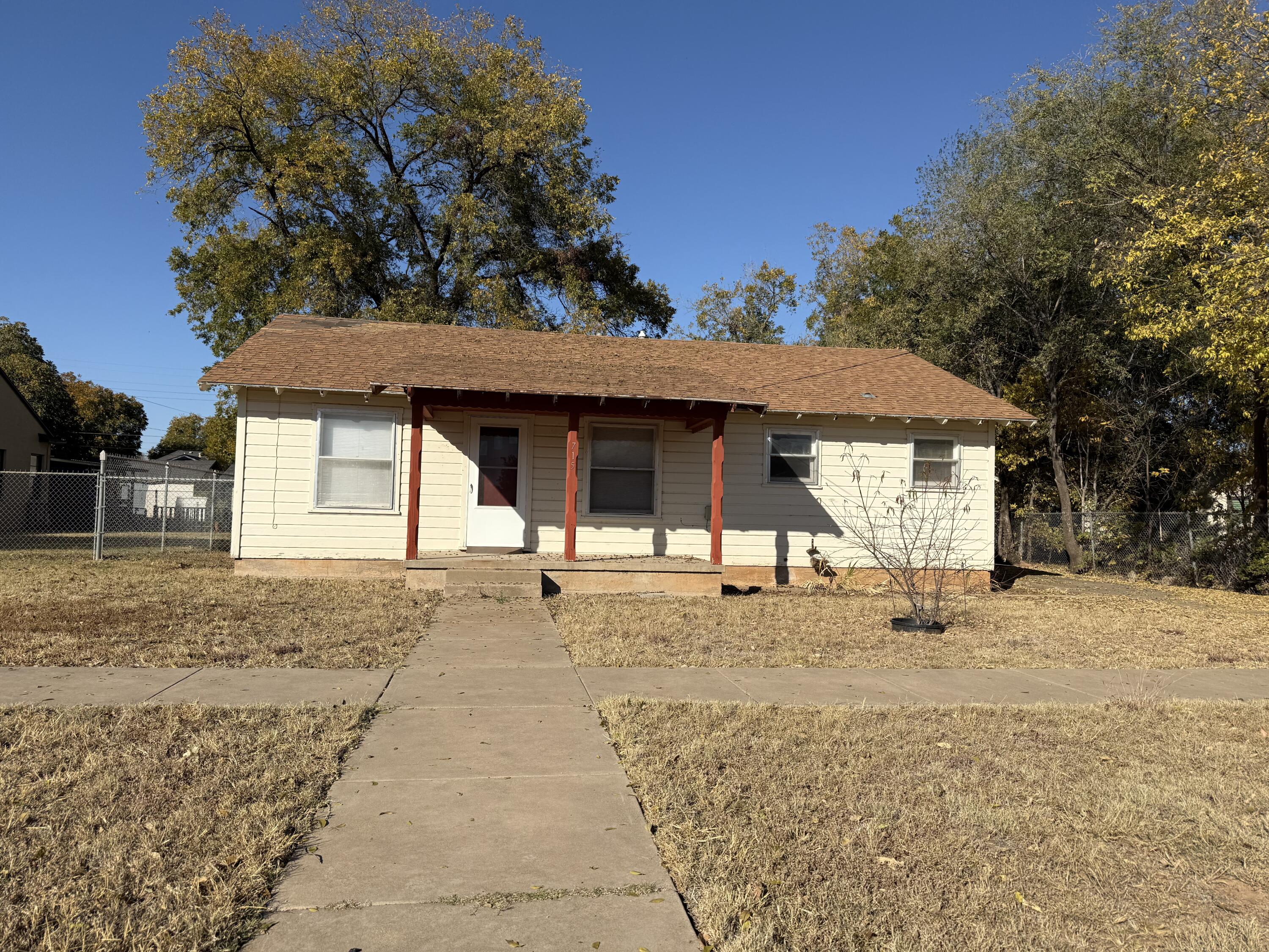 a house with a outdoor space