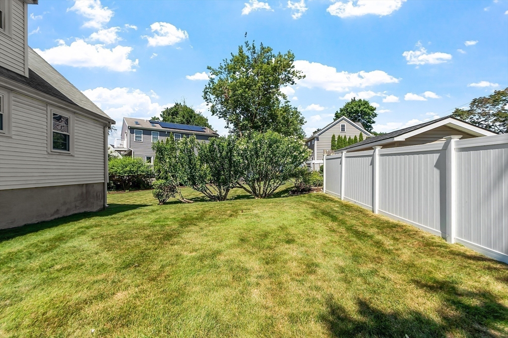 14 Meade Road Waltham, MA 02451 - Photo 28 of 29 a view of a backyard of the house
