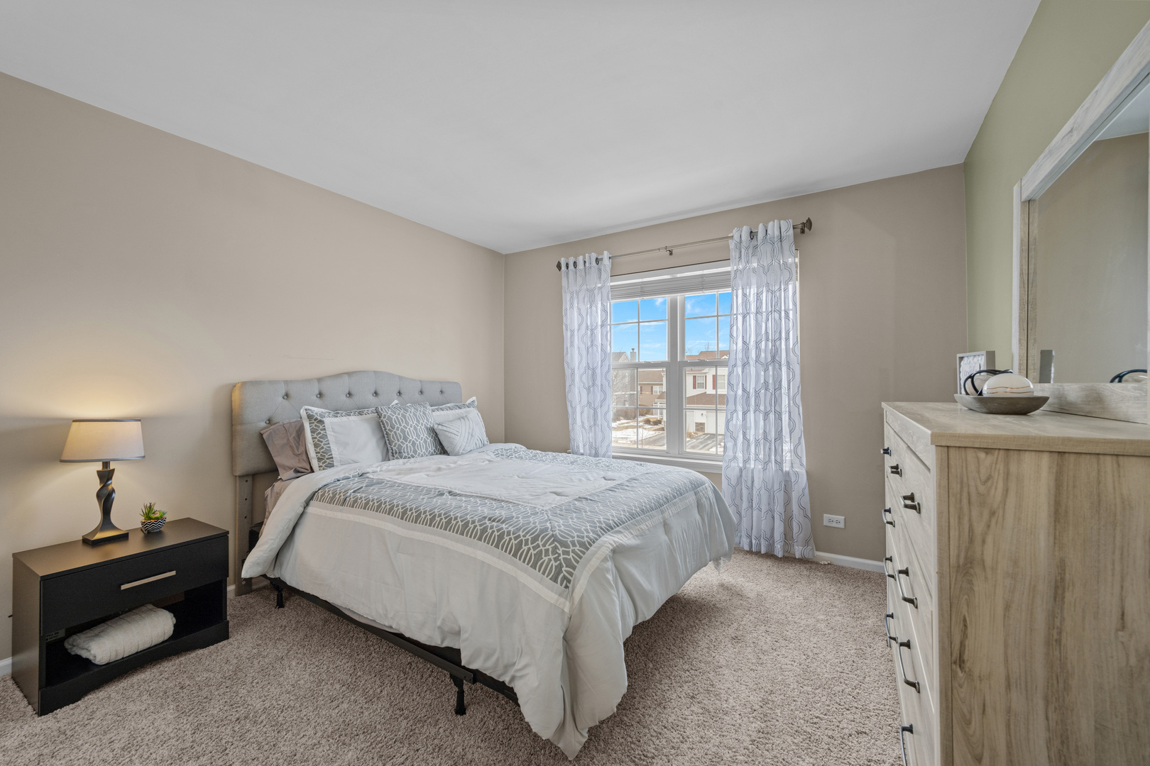 2448 Oneida Lane Naperville, IL 60563 - Photo 15 of 19 a bedroom with a bed and wooden floor