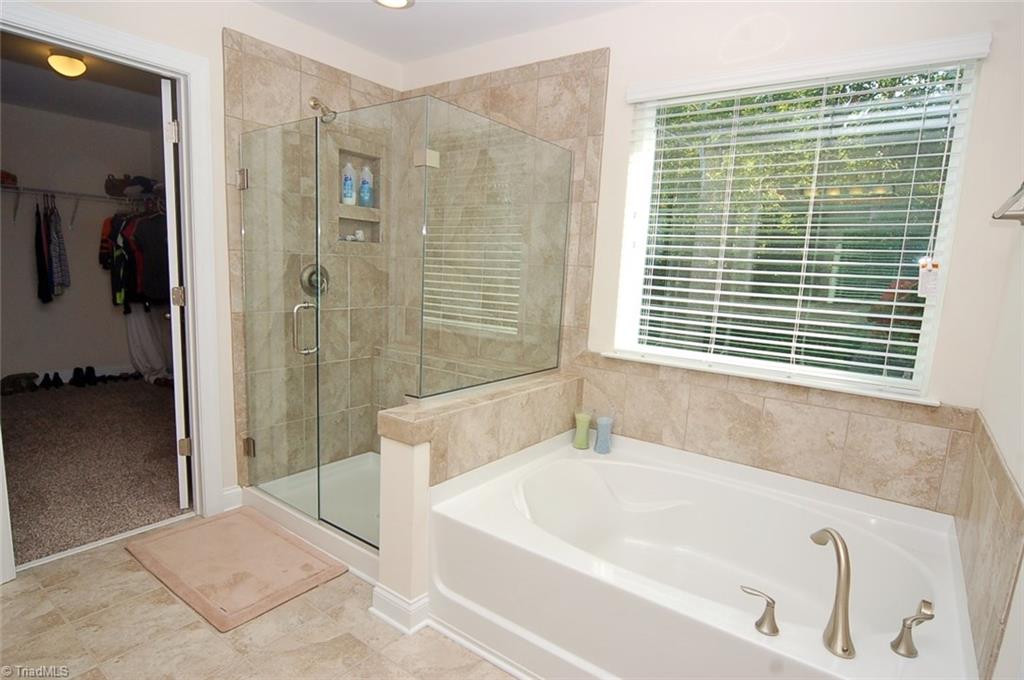 2518 Copperleaf Court High Point, NC 27265 - Photo 18 of 30 Garden tub and separate shower in master bath