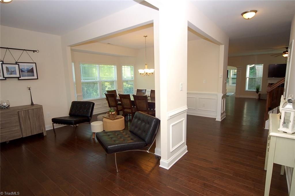 2518 Copperleaf Court High Point, NC 27265 - Photo 3 of 30 Come on in! The entry opens to a lovely sitting area as well as a formal dining room.