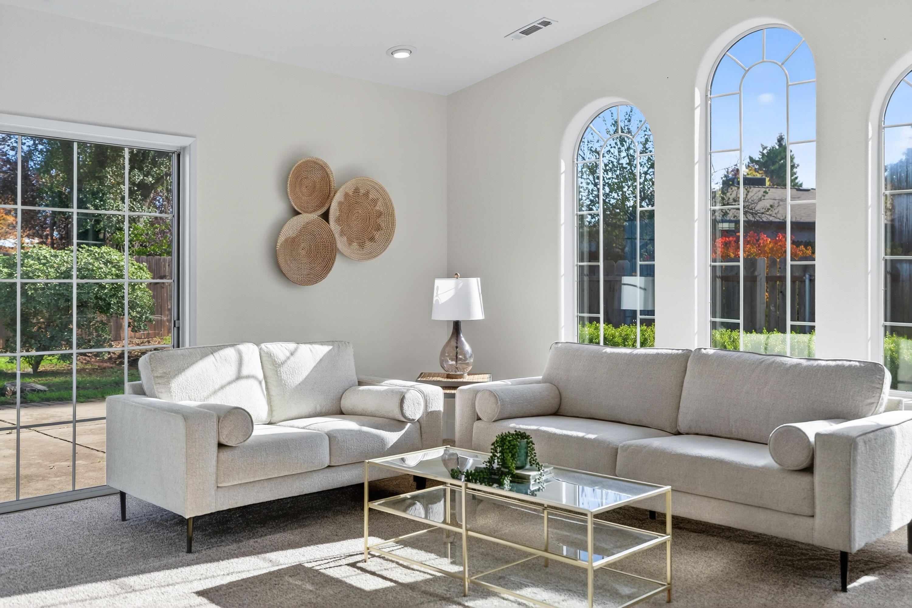 595 Rafael Street Redding, CA 96002 - Photo 13 of 54 a living room with furniture and a large window