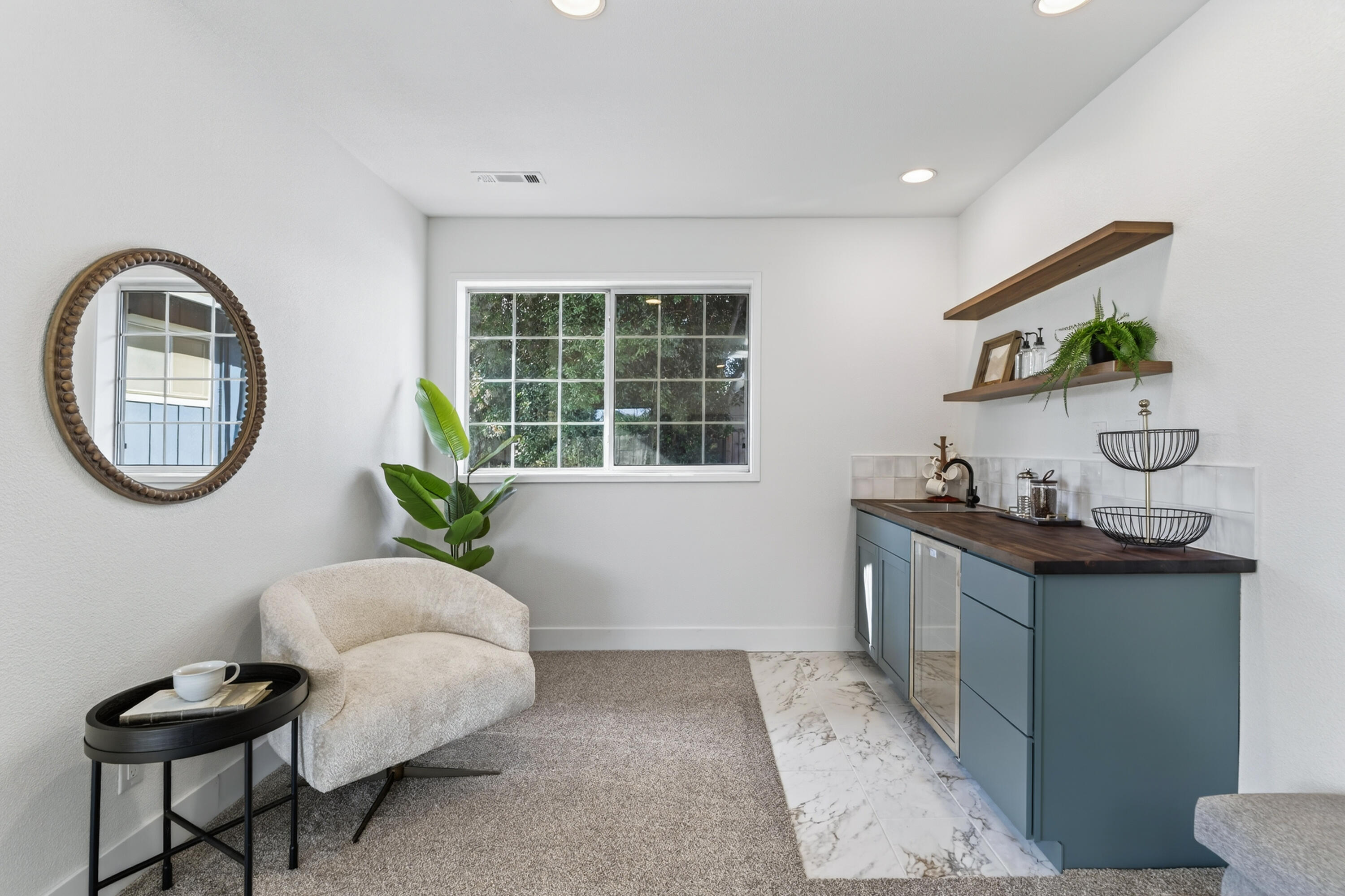 595 Rafael Street Redding, CA 96002 - Photo 17 of 54 a living room with furniture and a window