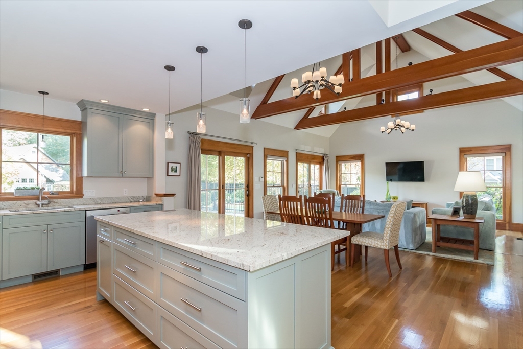 32 Standish Circle Wellesley, MA 02481 - Photo 28 of 41 a large white kitchen with a large window
