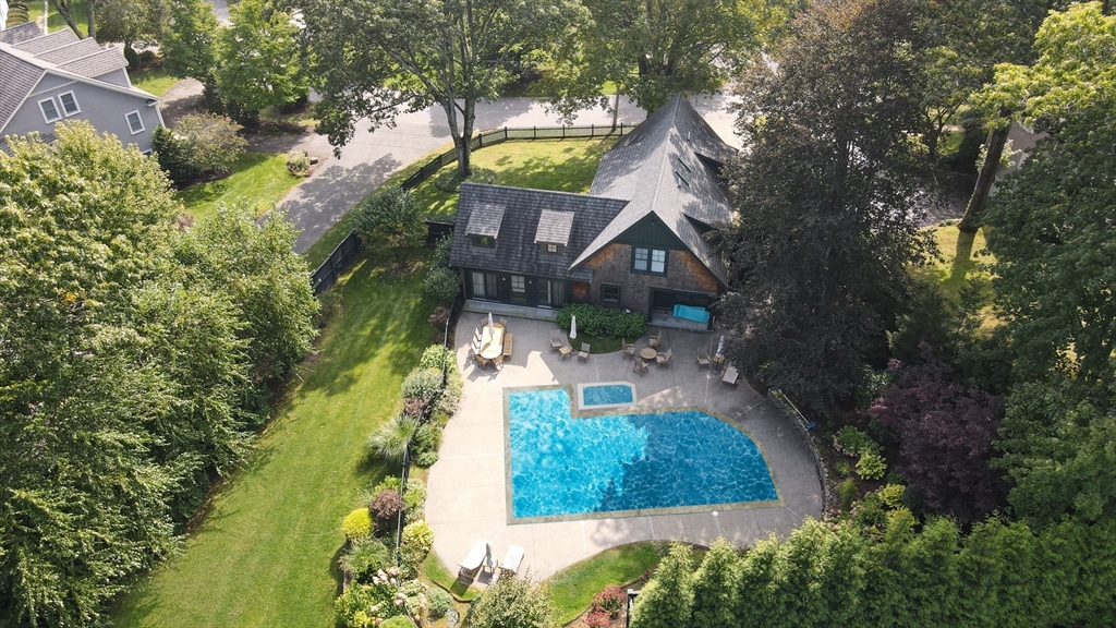 32 Standish Circle Wellesley, MA 02481 - Photo 40 of 41 an aerial view of a house