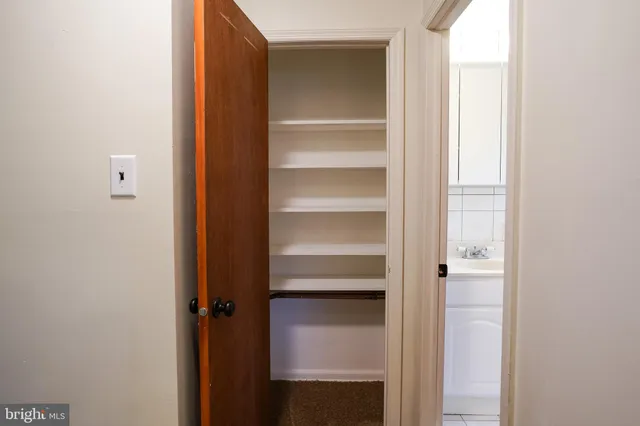 a view of a balcony with an outdoor space