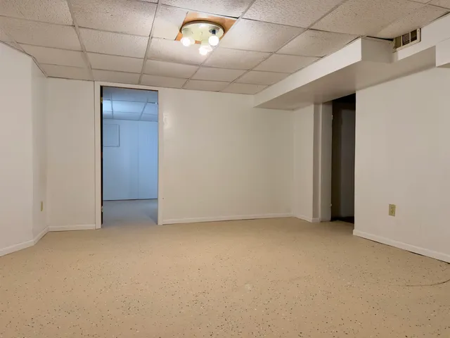 an empty room with a empty space
